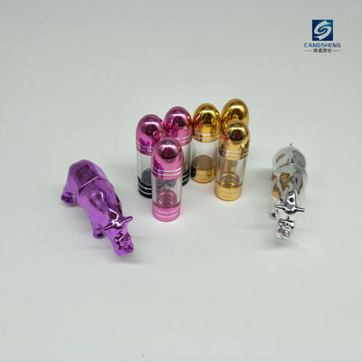 স্বচ্ছ একক ক্যাপসুলের বোতল PS 2g Rhino 69 Capsule