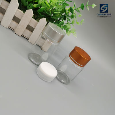 PS খালি প্লাস্টিকের বড়ি বোতল 10ml নলাকার ট্যাবলেট পাত্রে