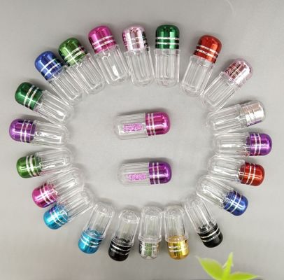 নলাকার 13mm মিনি বড়ি বোতল 2ml খালি প্লাস্টিক বড়ি ক্যাপসুল