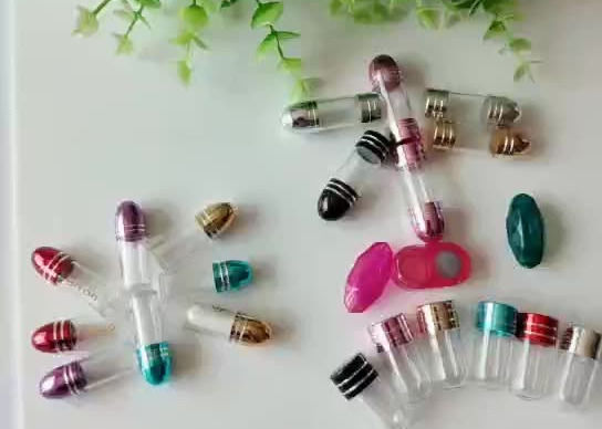 প্লাস্টিকের ফোস্কা দিয়ে ODM 15mm খালি ক্যাপসুল শেলের বোতল