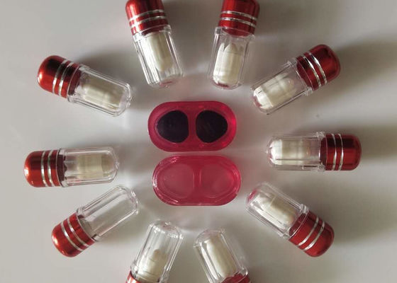 ষড়ভুজাকার একক বড়ি ধারক 13mm 2ml পরিষ্কার খালি ক্যাপসুল