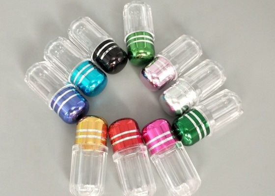ষড়ভুজাকার একক বড়ি ধারক 13mm 2ml পরিষ্কার খালি ক্যাপসুল