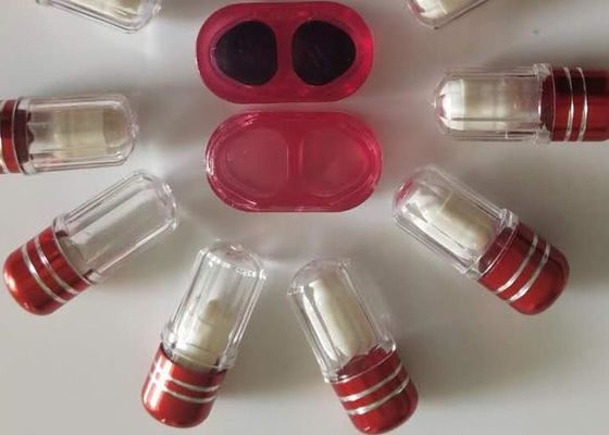ISO9001 ক্লিয়ার পিল বোতল 2ml সিঙ্গেল ক্যাপসুল মেটাল ক্যাপ সহ