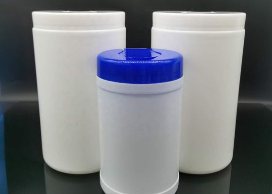 100pcs HDPE ওয়েট ওয়াইপ ক্যানিস্টার ইকো ফ্রেন্ডলি অ্যালকোহল ওয়াইপস বোতল