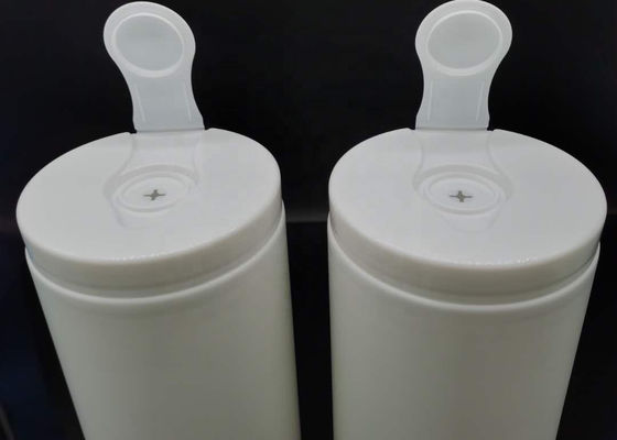 100pcs HDPE ওয়েট ওয়াইপ ক্যানিস্টার ইকো ফ্রেন্ডলি অ্যালকোহল ওয়াইপস বোতল