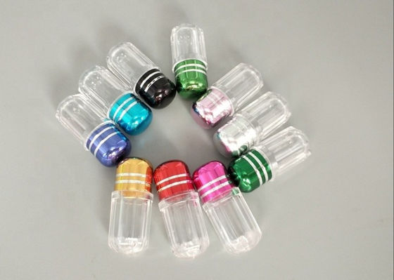 নলাকার 13mm মিনি বড়ি বোতল 2ml খালি প্লাস্টিক বড়ি ক্যাপসুল