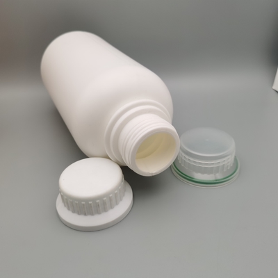সাদা রঙ 250ml ক্ষমতার কীটনাশক প্যাকেজিং বোতল অ্যাসিড প্রতিরোধী